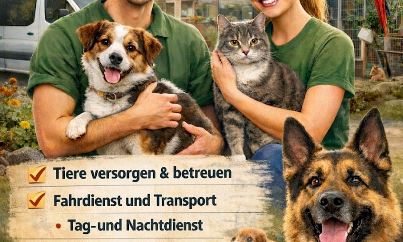 Stellenausschreibung Tierpfleger