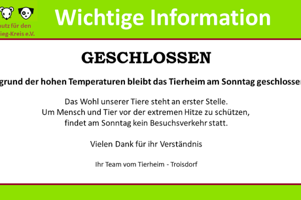 Geschlossen