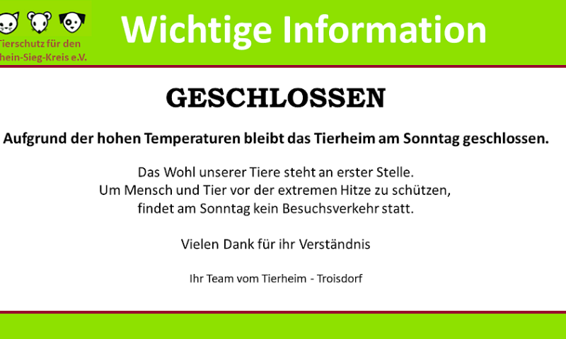 Geschlossen